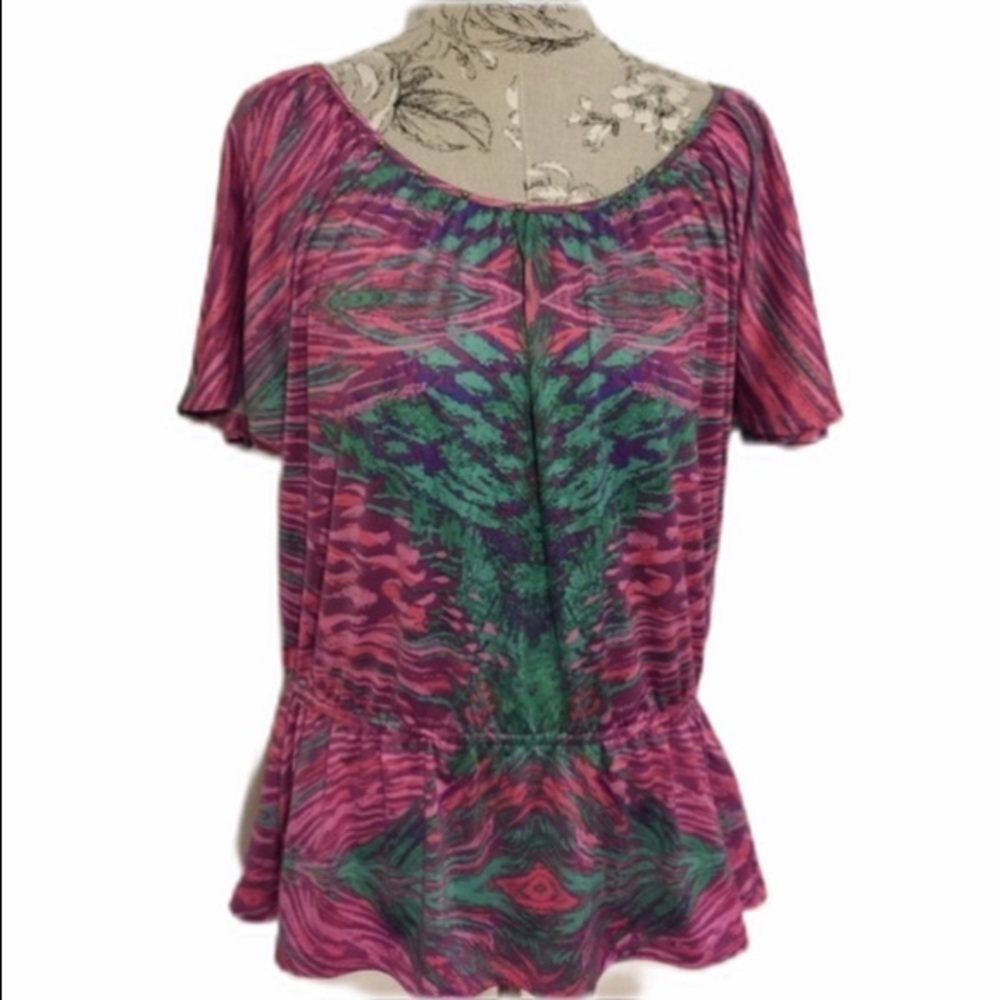 𝅺*ECI  Peplum Top XL